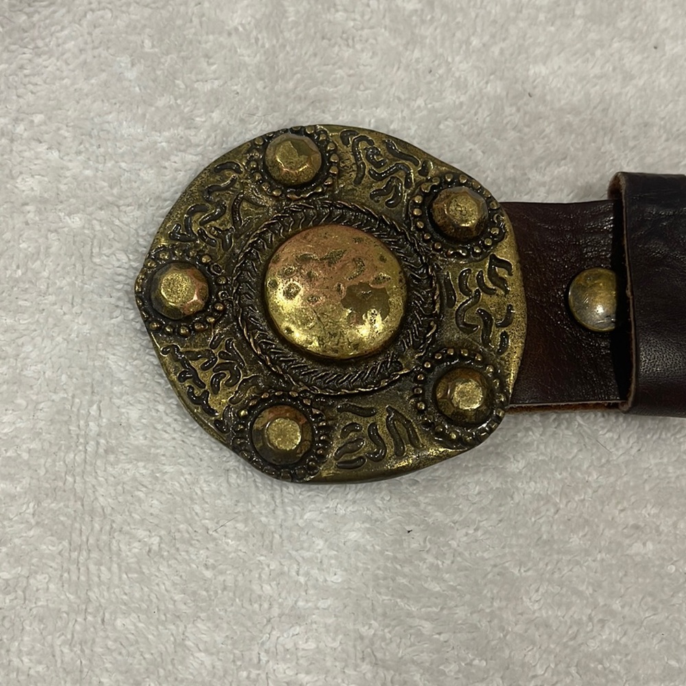 Brown bebe belt ML